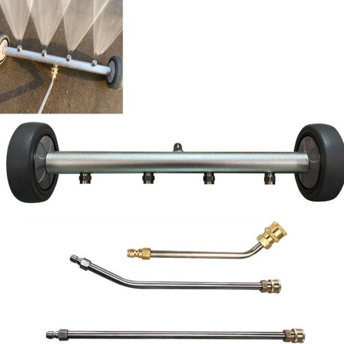 TOOSOAR Nettoyeur Haute Pression sous Châssis de Voiture,avec 3 Tiges de Rallonge,Nettoyeur de Châssis pour Nettoyeur Haute Pression,4000 PSI