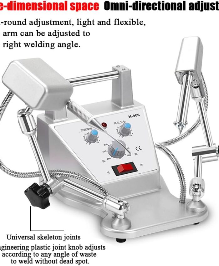 EVANEM Machine à souder Automatique à pédale, kit de Station de soudage de précision 80 W, température réglable de 200 °C à 480 °C, Bouton de réglage, pour la Production en Usine, Le Bricolage