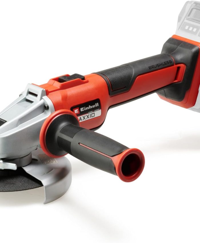Einhell Professional Meuleuse d’angle 125mm sans fil AXXIO 18/125 Q – Solo Power X-Change (18 V, Brushless, dispositif anti-redémarrage, protection contre surcharges) Livré sans Batterie ni Chargeur
