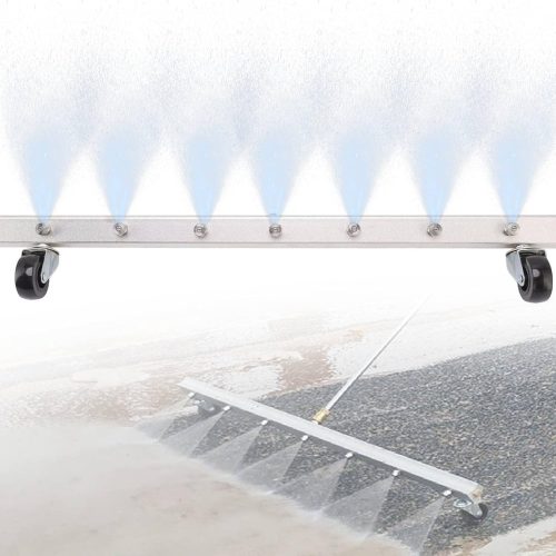 Jiawu Nettoyeur Haute Pression, Balai à Eau pour Nettoyeur de Train de Roulement de 25,59 Pouces, Balai pour Nettoyeur Haute Pression à 7 Buses, avec Connecteur Rapide, 4000 PSI
