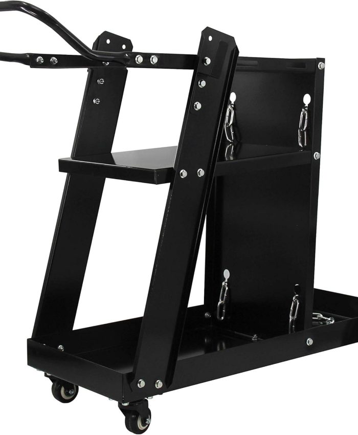 Chariot pour machine à souder avec poignée MIG TIG PLASMA – Chaînes