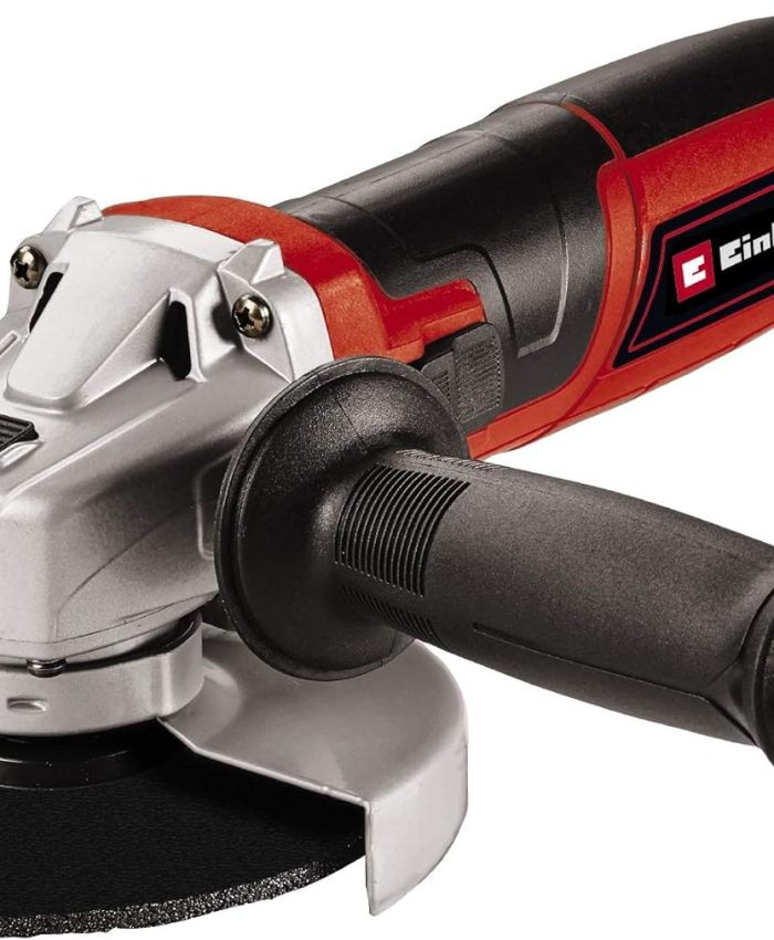 Einhell Meuleuse d&rsquo;angle 125mm TC-AG 125/850 (850W, protection du disque, blocage de broche, protection contre le redémarrage, poignée supplémentaire 2 positions, Ø 125 mm, sans disque de coupe)