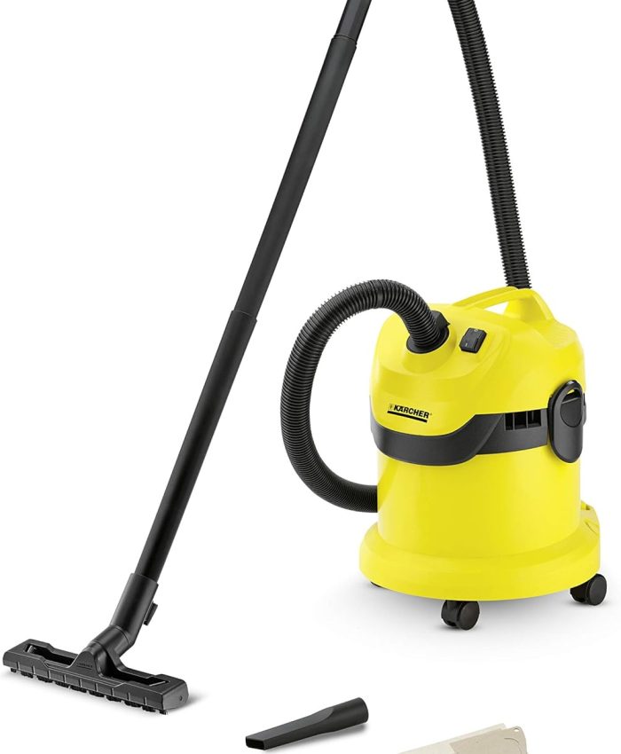 Karcher WD2 Aspirateur eau et poussières, Noir, Jaune