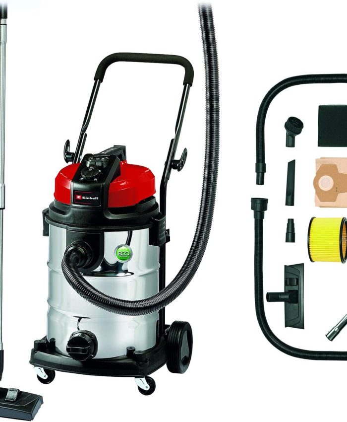 Einhell Aspirateur eaux et poussières TE-VC 2230 SA (1150W, Cuve 30L, Prise synchro OEP, Livré avec accessoires)