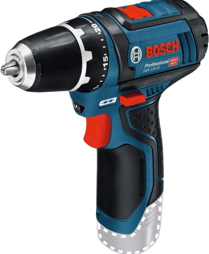 Bosch Professional 12V System perceuse-visseuse sans-fil GSR 12V-15 (sans batterie ni chargeur, dans boîte carton)