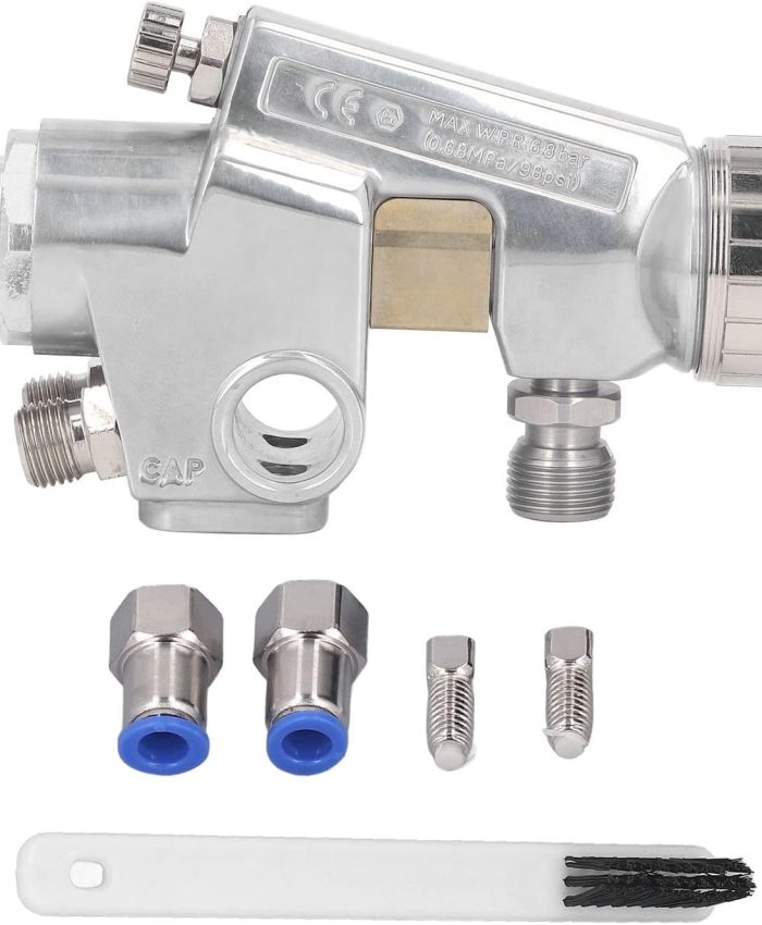 6.8bar Alliage D&rsquo;aluminium Pistolet à Peinture Pistolet à Peinture Alternatif Outil de Pulvérisation Pneumatique Haute Atomisation Pistolet Automatique (Calibre 1.2)