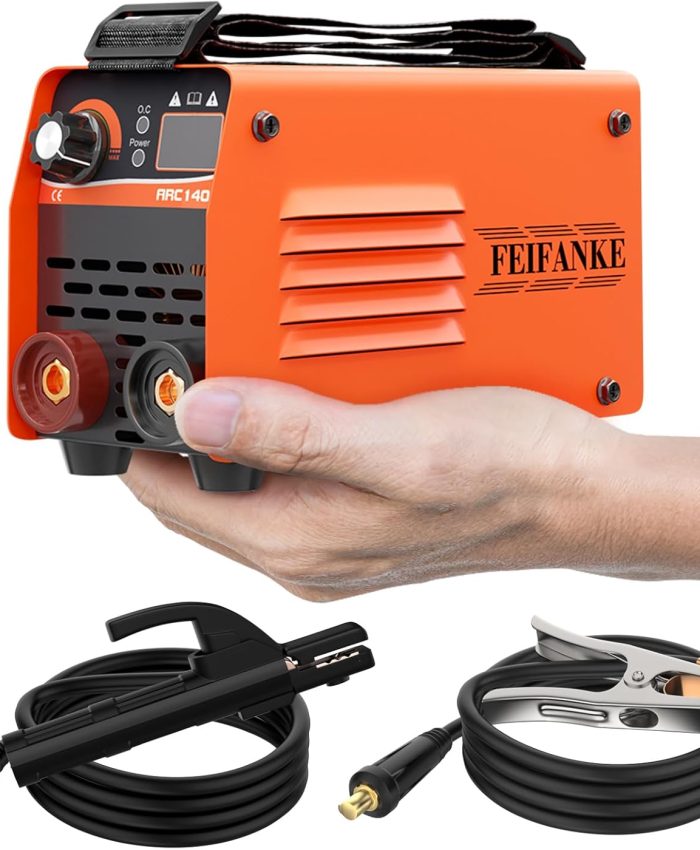 FEIFANKE ARC140 Ultra Mini Poste a Souder Inverter 140A IGBT DC Poste à Souder à L&rsquo;arc avec Lift TIG, Affichage LED, Anti-Stick, 210 * 130 * 90mm
