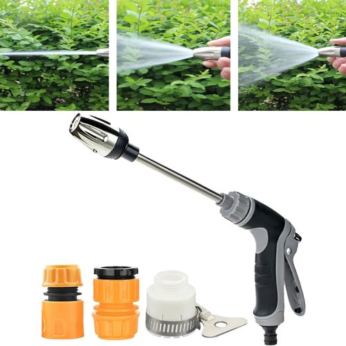 Jet Nozzle, Powerjet sur Tuyau D Arrosage, Power Jet Nettoyeur Haute Pression (1PCS+3 Headers)