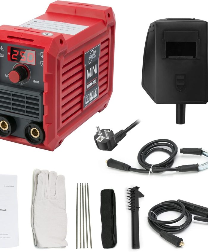YUMILI MMA-250 Digital DC Inverter – Mini soudeuse électrique Intelligente pour Machine à souder avec écran LCD (EU)
