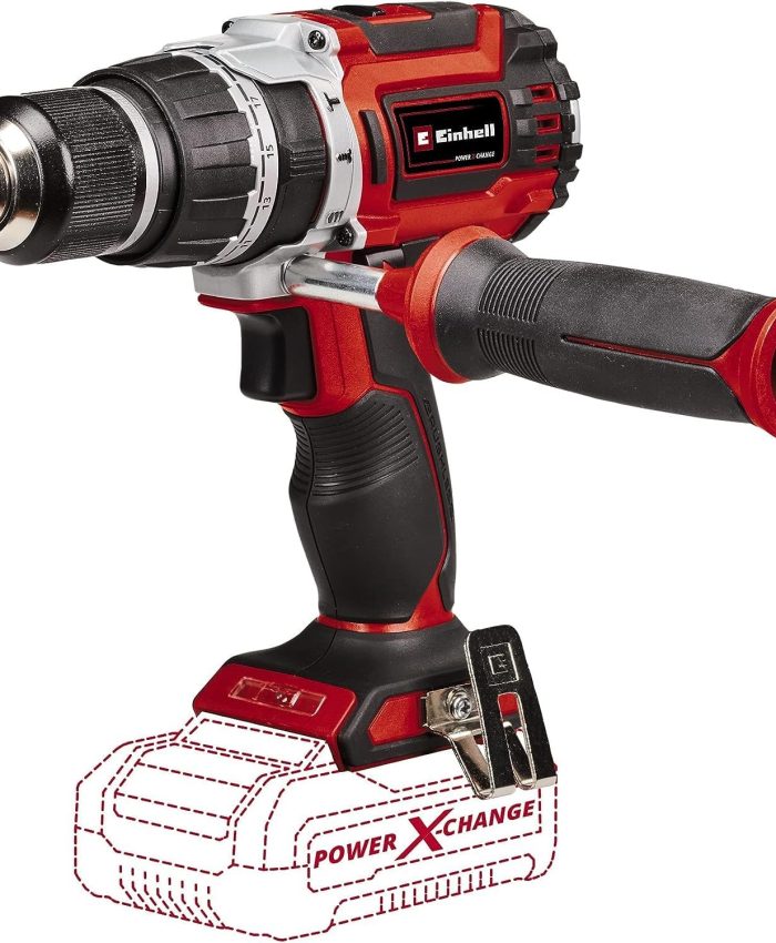 Einhell Professional Perceuse Visseuse à percussion sans fil TP-CD 18/60 Li BL-Solo PXC (Li-Ion, 18 V, moteur sans charbon, 60 Nm, vendue sans batterie ni chargeur)