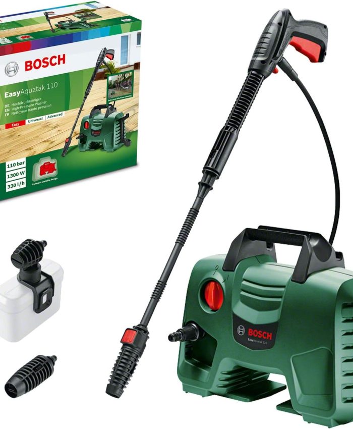Bosch Home and Garden Nettoyeur haute pression EasyAquatak 110 – 06008A7F00 – 1300W – 110 bars