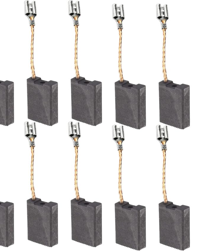 WANGCL Lot de 10 burch en carbone pour outils de moteur Bosch 180#20-180 – Meuleuse d&rsquo;angle électrique – 6 x 16 x 22 mm