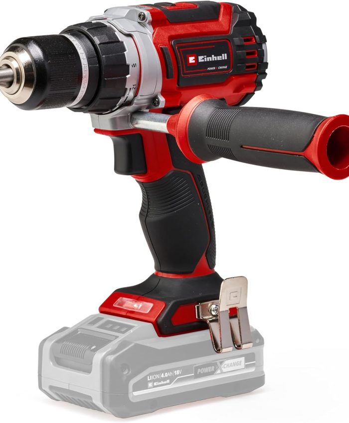 Einhell Professional Perceuse Visseuse sans fil TP-CD 18/60 Li BL Solo PXC (Li-Ion, 18 V, moteur sans charbon, mandrin métallique 13 mm, engrenage à 2 vitesses, vendue sans batterie ni chargeur)