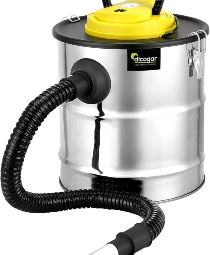 Dicogar Aspirapolvere per Cenere 1200W 20 LITROS, Aspirateur, Inoxydable, 1200 W, 20 liters