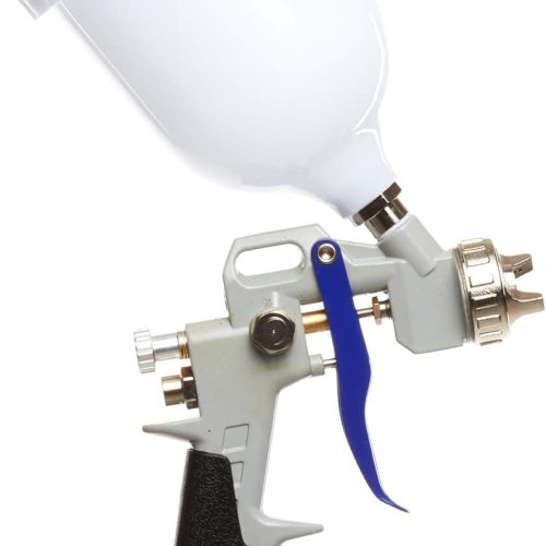 MICHELIN Pistolet de Peinture Pro à Gravité avec Réservoir 0.6 L – Buse 1.5 mm – Consommation d&rsquo;Air : 200-300 l/min – Pression d&rsquo;Utilisation : 3-5 bar