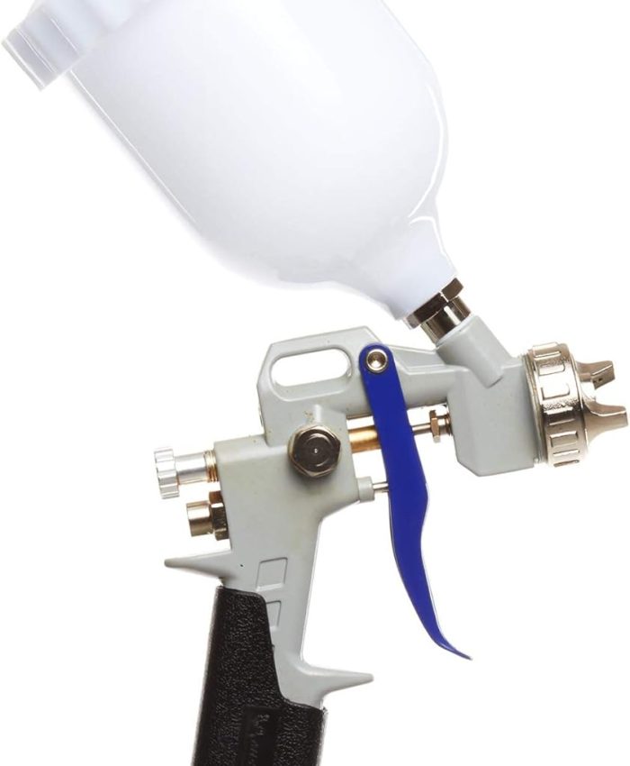 MICHELIN Pistolet de Peinture Pro à Gravité avec Réservoir 0.6 L – Buse 1.5 mm – Consommation d&rsquo;Air : 200-300 l/min – Pression d&rsquo;Utilisation : 3-5 bar