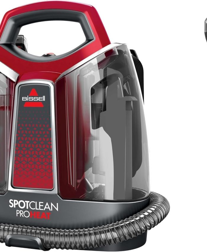 BISSELL SpotClean ProHeat | Shampouineuse | Nettoyeur Portable Tapis, Tapisserie et Intérieur de Voiture | Taches Plus Résistantes | Aspirateur Nettoyeur | Injecteur Extracteur | 330W | 74dB | 36988