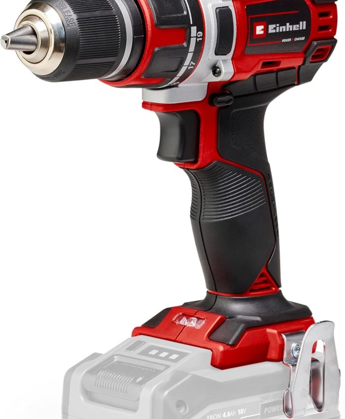 Einhell Professional Perceuse Visseuse sans fil TE-CD 18/50 Li BL Solo Power X-Change (Li-ion, 18V, moteur sans charbon, Couple 50 Nm) Livré sans batterie ni chargeur