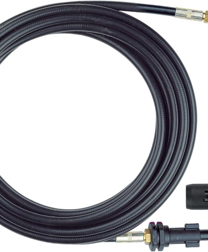 Stanley Déboucheur de Canalisations pour Nettoyeur Haute Pression (10 m) Noir