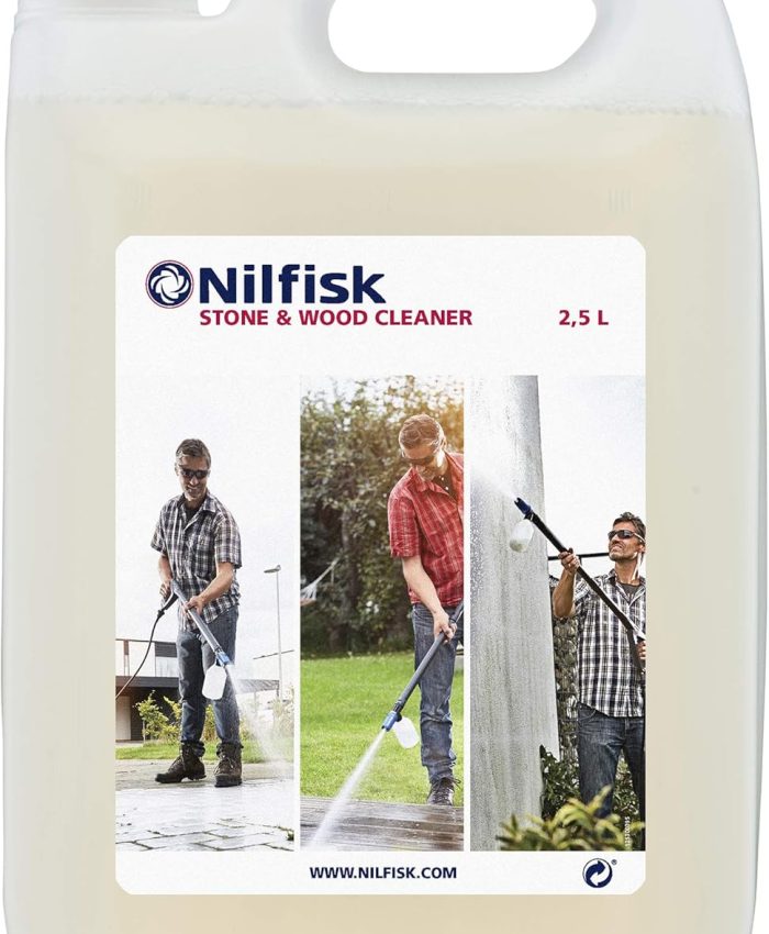 Nilfisk Détergent pour Pierre et Bois Nilfisk, Détergent Universel pour Nettoyeur Haute Pression, Ivoire