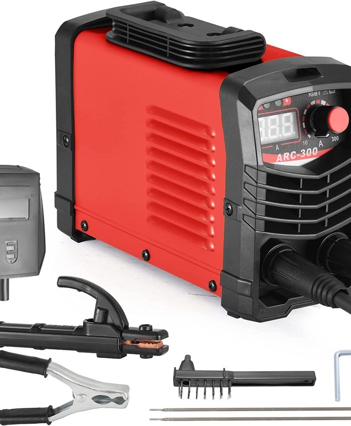 Kotsy Machine à souder,ARC MMA -300 ampères soudeuse IGBT affichage numérique LCD soudeuse onduleur Portable 220 V soudeuse