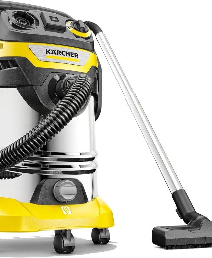 Kärcher Aspirateur eau et poussières WD 6 P S V-30/6/22/T, Fonction Soufflerie, Puissance: 1300 W, Contenitore in Inox: 30 l, Flexible d&rsquo;aspiration: 2,2 m, Avec Prise
