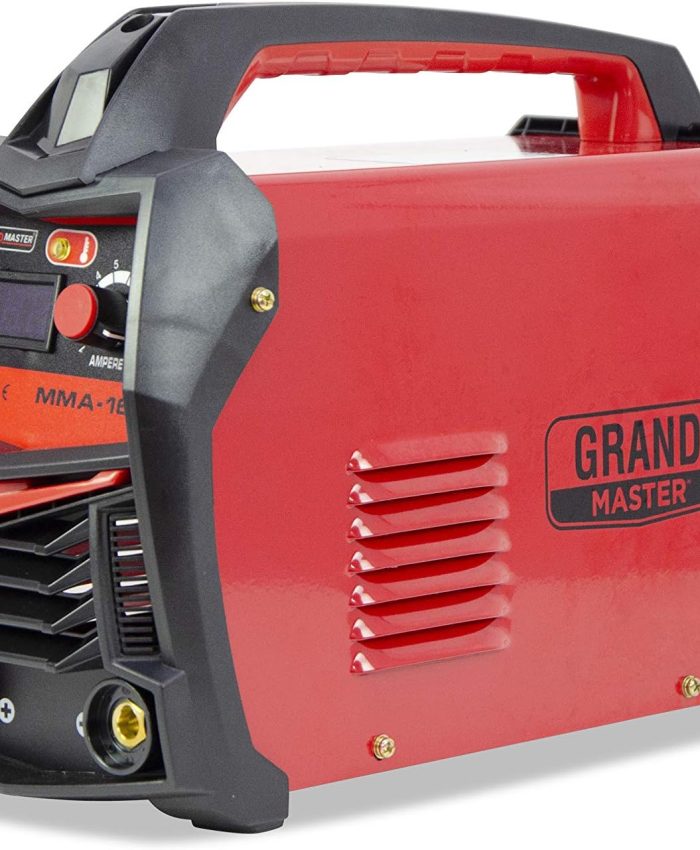Fer à souder MMA 160 A / 220 V Dc, écran numérique, taille maximale d&rsquo;électrode 3,25 mm, machine à souder portable avec inverseur, fer à souder, accessoires inclus