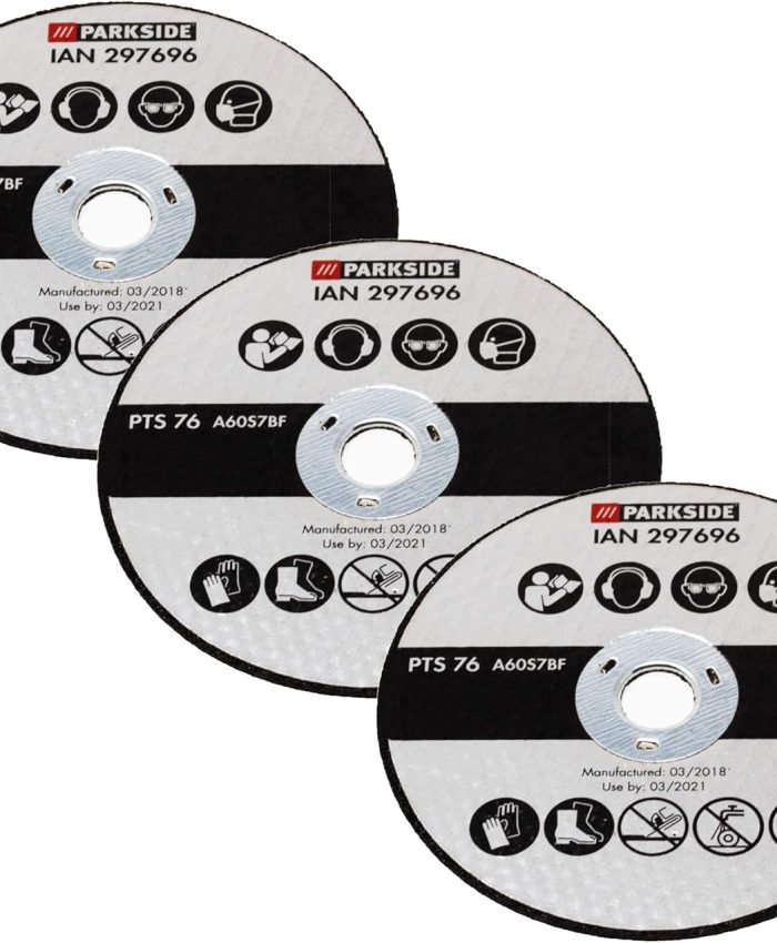 Disque à tronçonner PTS 76 Parkside LIDL PWSA 12 pour meuleuse d&rsquo;angle IAN 297696 312027 334002