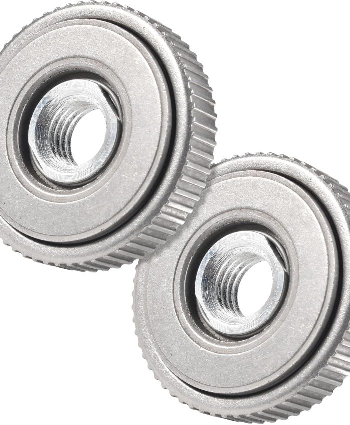 2PCS Écrou Serrage Rapide M14 pour Meuleuse d&rsquo;angle électrique Écrous de Verrouillage Accessoire de Meuleuse d&rsquo;angle Filetage Remplacement Angle Meuleuse Intérieur M14