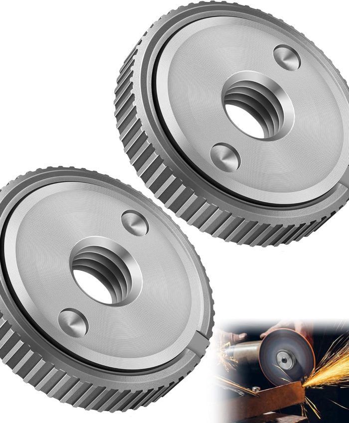 2 Pièces L&rsquo;éCrou De Serrage Rapide Convient à Toutes Les Meuleuses Angulaires Avec Filetagem 14,Meuleuse D&rsquo;Angle Angulaires Accessoires Disque A Tronconner Le Bois