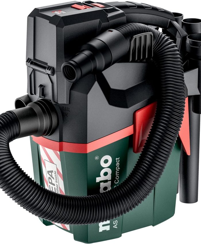 metabo 602029850, 602057000-Aspirador Para seco y húmedo ASR 35 L ACP 1400W depósito 35 litros, Couleur, 1400 W, 35 liters