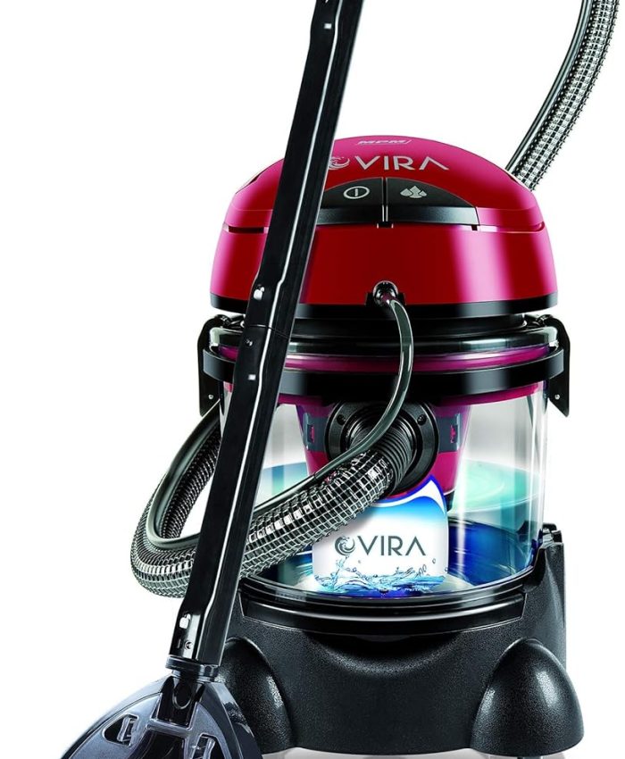 MPM MOD-22 Aspirateur Eau et Poussières, Nettoyage des Sièges de Voiture, Tapis, Moquettes, Matelas, 4 Filtres, HEPA, Réservoir à Déchets de 10 litres, Réservoir à Détergent de 4,5 litres, 2400W