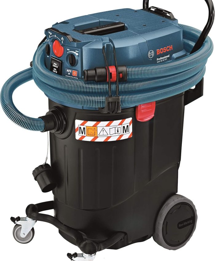Bosch Professional 06019C33W0 Aspirateur eau/poussière GAS 55 M AFC 1380 W Bleu