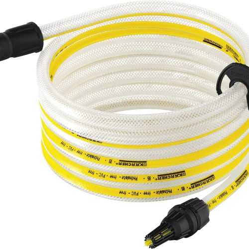 Kärcher 26431000 Tuyau d&rsquo;aspiration et filtre de 5 m pour accessoire de nettoyeur haute pression, blanc, jaune